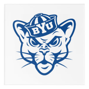 BYU Cougar Acrylic Print