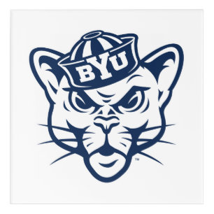 BYU Cougar Acrylic Print
