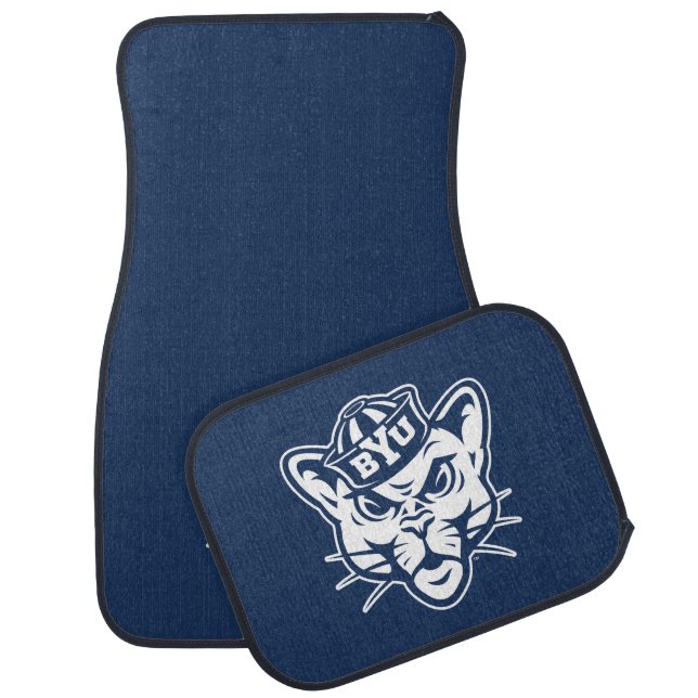 BYU Cougar Car Floor Mat (Set)