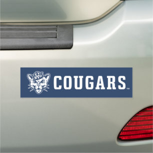 BYU Cougar Car Magnet