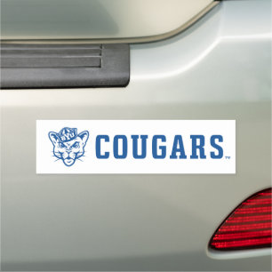 BYU Cougar Car Magnet