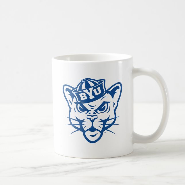 BYU Cougar Coffee Mug (Right)