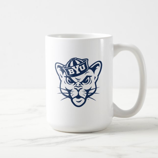 BYU Cougar Coffee Mug (Right)