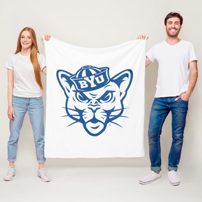 BYU Cougar Fleece Blanket (In Situ)