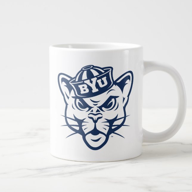 BYU Cougar Giant Coffee Mug (Right)