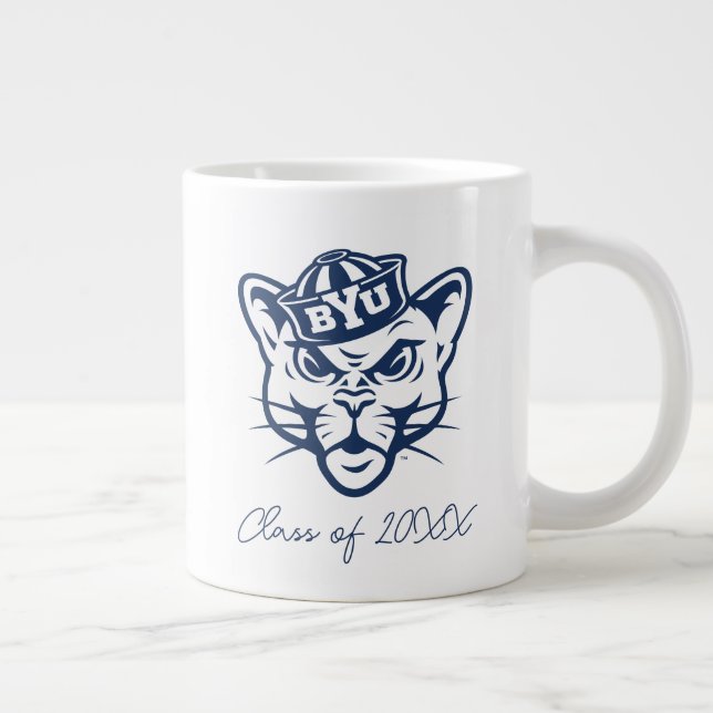 BYU Cougar Giant Coffee Mug (Right)