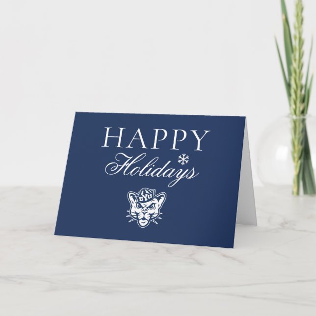 BYU Cougar Holiday Card (Front)