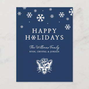 BYU Cougar Holiday Postcard