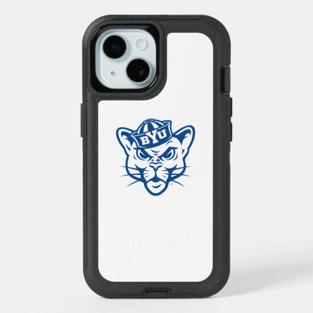 BYU Cougar iPhone 15 Case (Back)