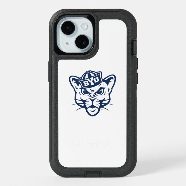 BYU Cougar iPhone 15 Case (Back)