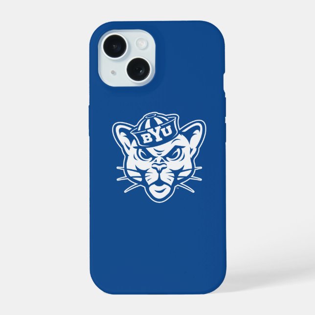 BYU Cougar Iphone Case (Back)