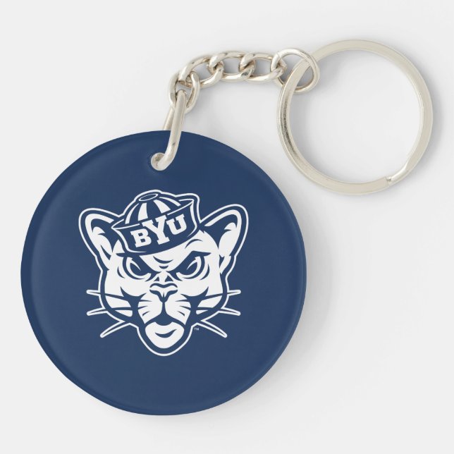 BYU Cougar Keychain (Back)