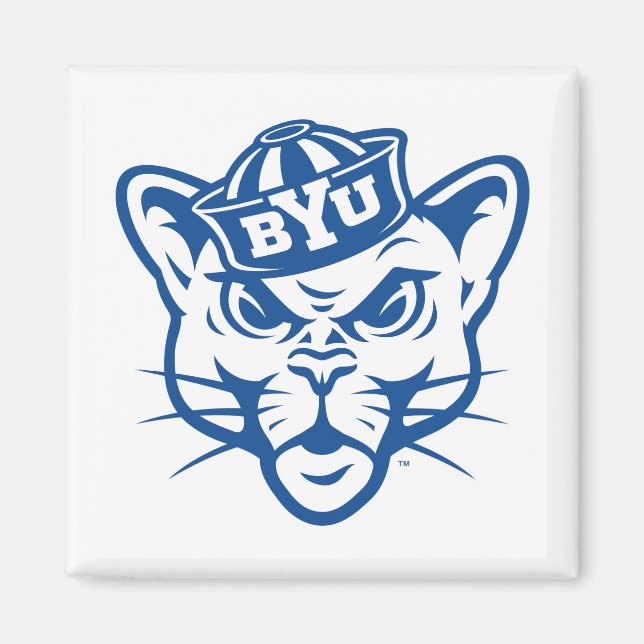 BYU Cougar Magnet (Front)