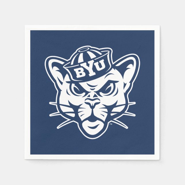 BYU Cougar Napkins (Front)