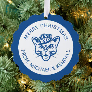 BYU Cougar Ornament Card