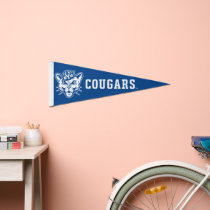 BYU Cougar Pennant Flag