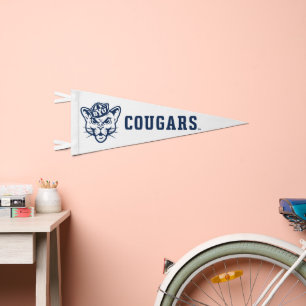BYU Cougar Pennant Flag