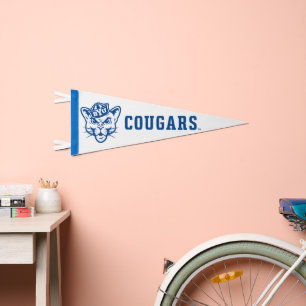BYU Cougar Pennant Flag