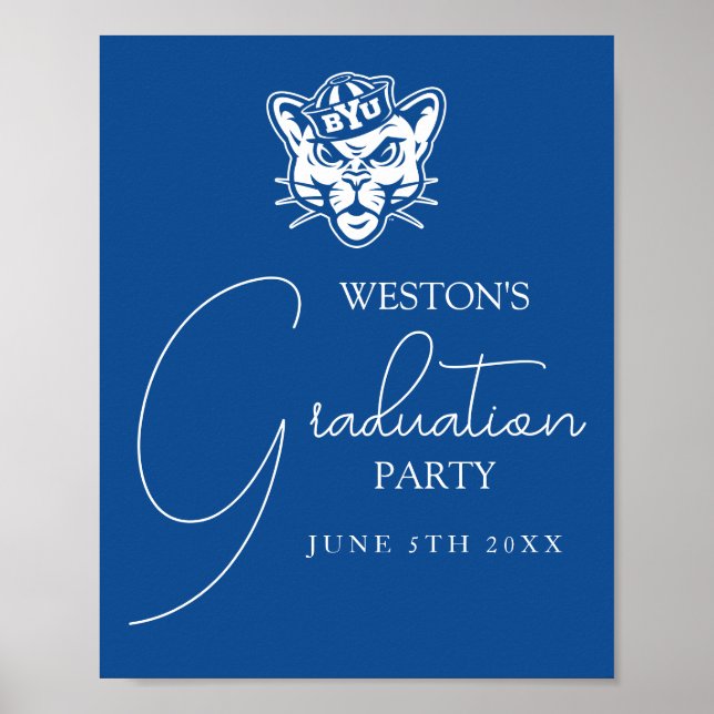 BYU Cougar Poster (Front)