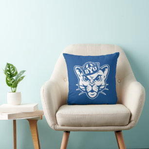 BYU Cougar Throw Pillow
