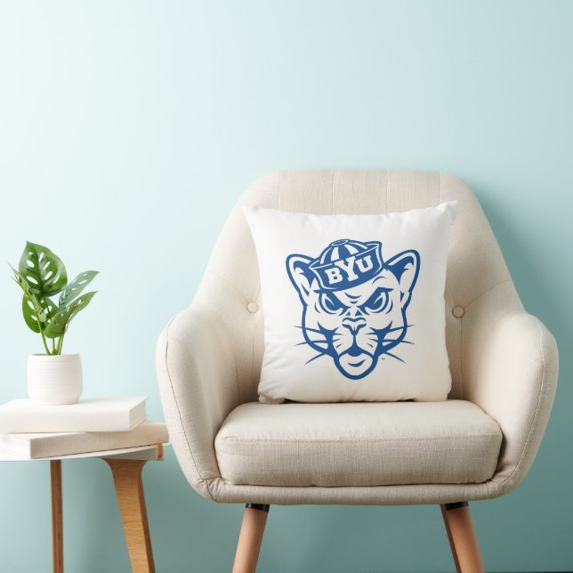 BYU Cougar Throw Pillow (Chair)