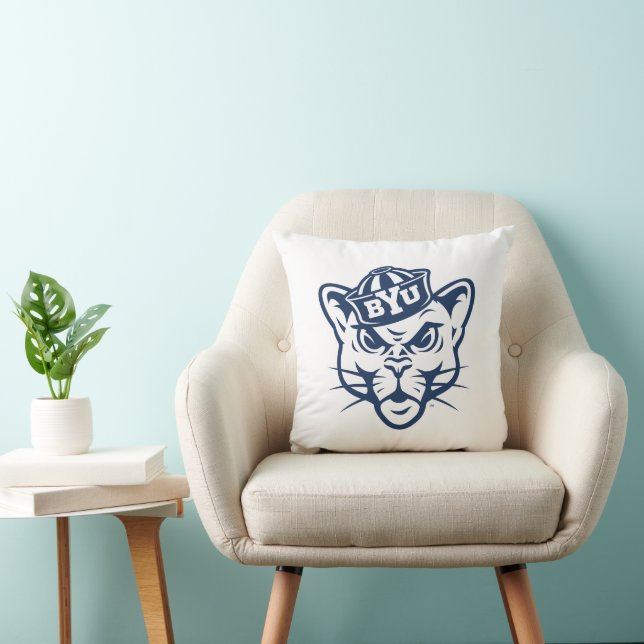 BYU Cougar Throw Pillow (Chair)