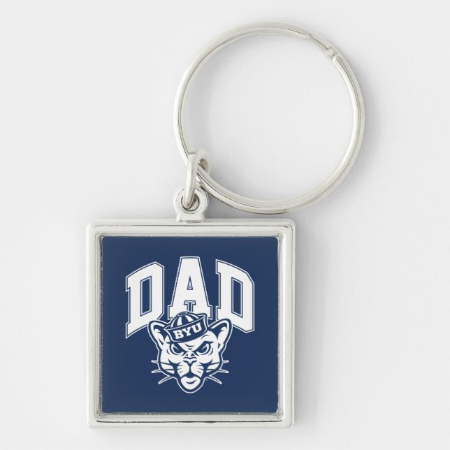 BYU Dad Keychain (Front)