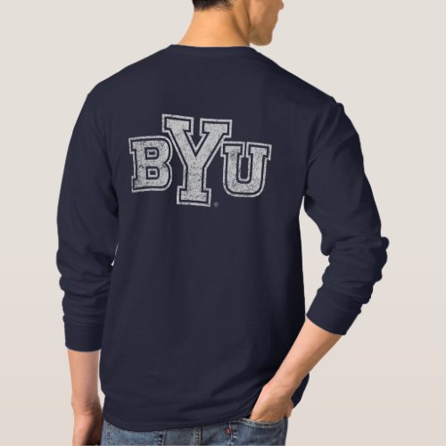 BYU  Distressed T_Shirt