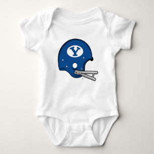 BYU Football Helmet Baby Bodysuit