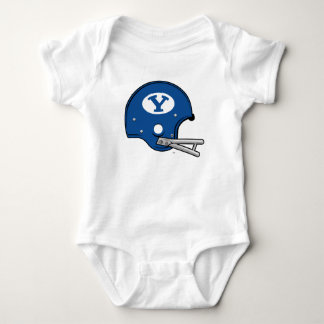 BYU Football Helmet Baby Bodysuit