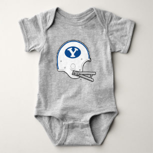BYU Football Helmet Baby Bodysuit