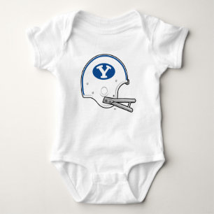 BYU Football Helmet Baby Bodysuit