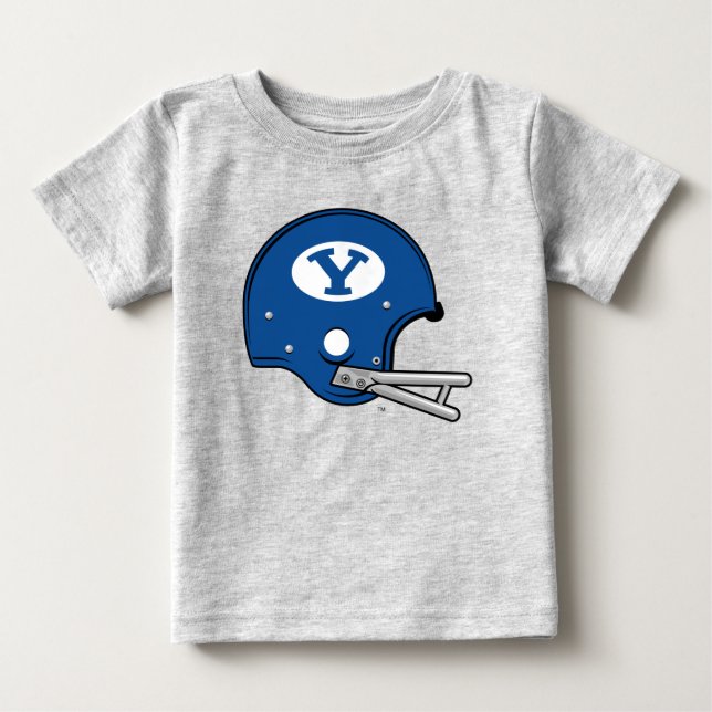 BYU Football Helmet Baby T-Shirt (Front)