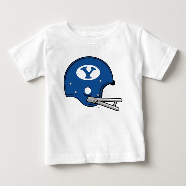 BYU Football Helmet Baby T-Shirt (Front)