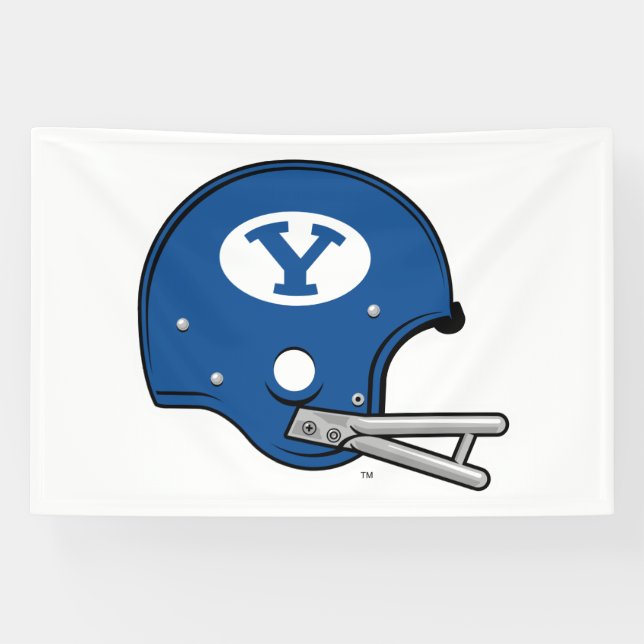 BYU Football Helmet Banner (Horizontal)