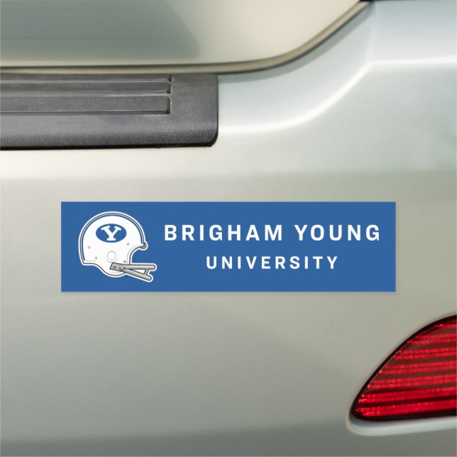BYU | Football Helmet Car Magnet (In Situ)