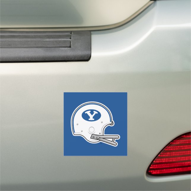 BYU | Football Helmet Car Magnet (In Situ)