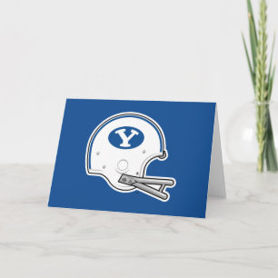 BYU Football Helmet Card