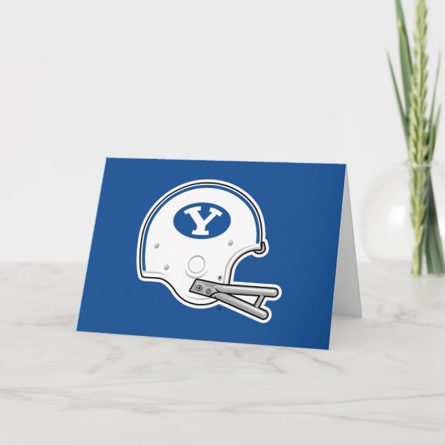BYU | Football Helmet Card (Front)