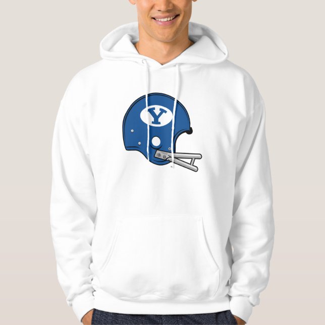 BYU Football Helmet Hoodie (Front)