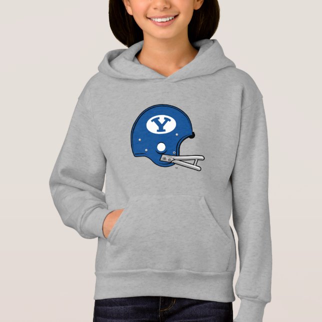 BYU Football Helmet Hoodie (Front)