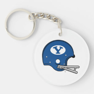 BYU Football Helmet Keychain