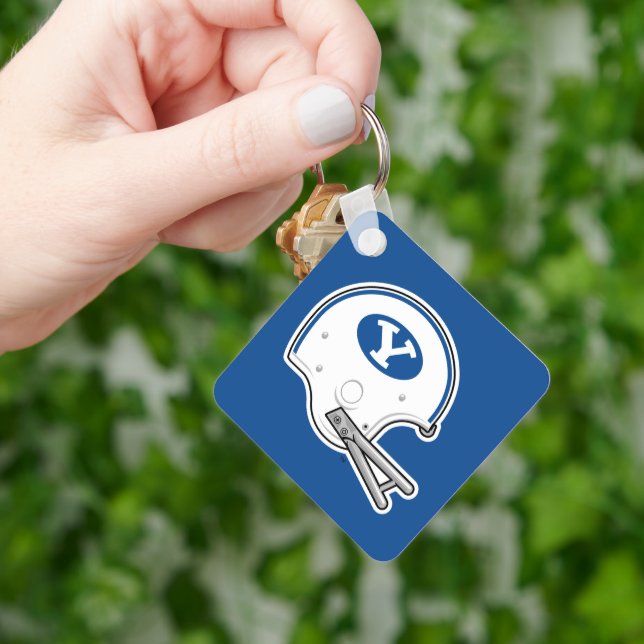 BYU | Football Helmet Keychain (Hand)