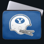 BYU | Football Helmet Laptop Sleeve<br><div class="desc">Check out these Brigham Young University designs! Get all the latest Cougar gear here. All of these Zazzle products are customizable with your class year, name, and club. These products make perfect gifts for the BYU student, alumni, family, friend, or fan in your life. Go Cougs!</div>