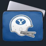 BYU | Football Helmet Laptop Sleeve<br><div class="desc">Check out these Brigham Young University designs! Get all the latest Cougar gear here. All of these Zazzle products are customizable with your class year, name, and club. These products make perfect gifts for the BYU student, alumni, family, friend, or fan in your life. Go Cougs!</div>