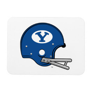 BYU Football Helmet Magnet
