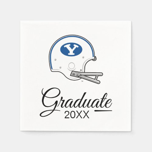 BYU  Football Helmet Napkins