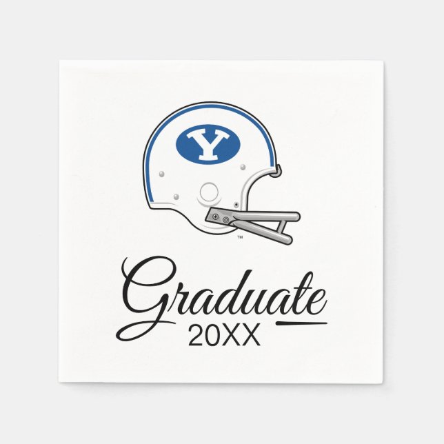 BYU | Football Helmet Napkins (Front)