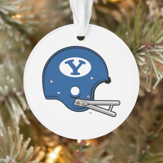 BYU Football Helmet Ornament (Tree)