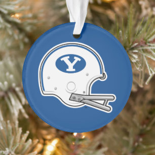 BYU Football Helmet Ornament
